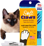 Soft Claws Cat Nail Caps for Medium Cats - (40 Caps, Clear) - Made in USA - Veterinarian-Developed | Protects Furniture & Skin - Easy to Apply, Long-Lasting Anti-Scratch Soft Cat Claw Covers - Image 9