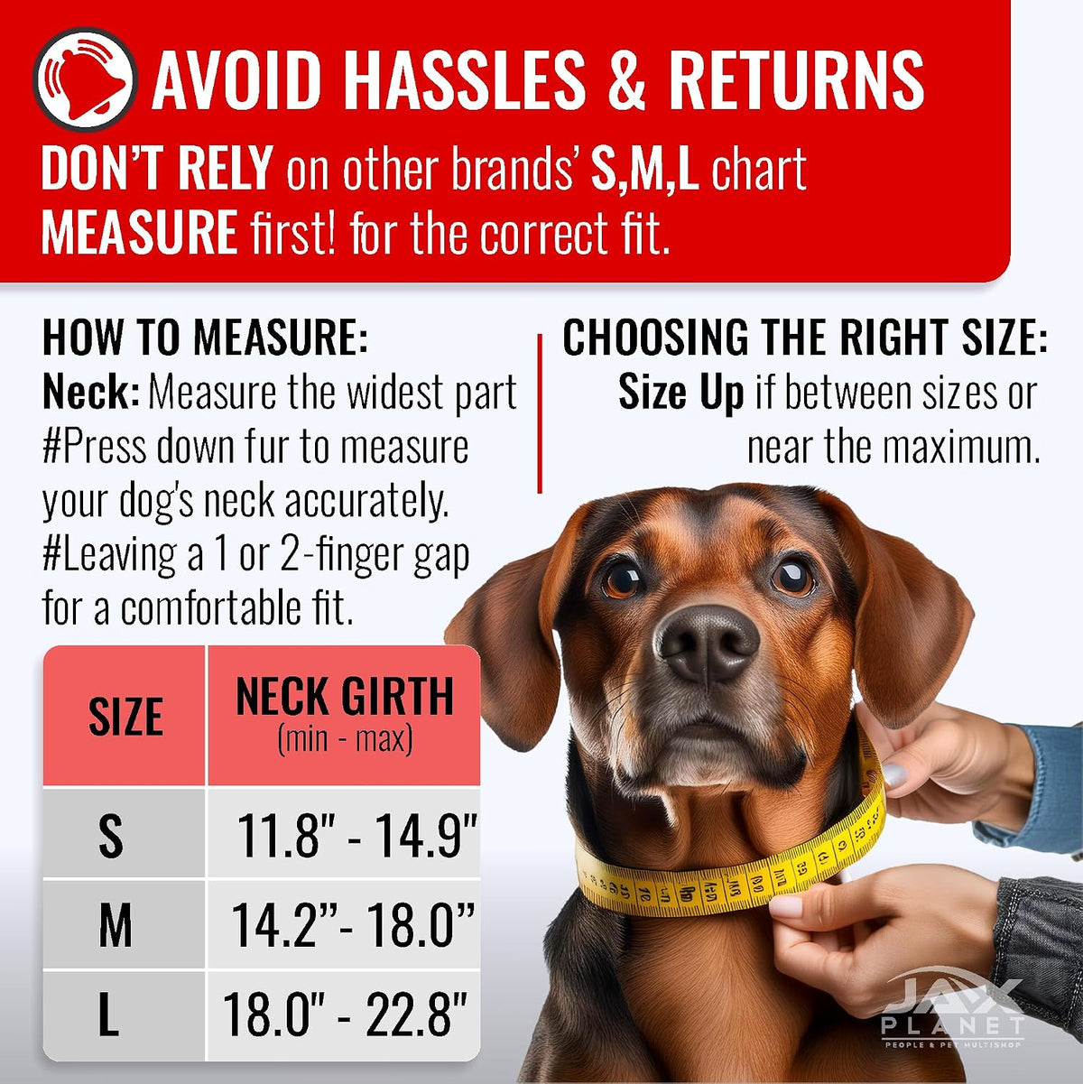 Escape free dual color block pet collar highlighting its thick high density nylon fabric and luxurious metal alloy details