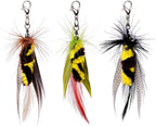 JXFUKAL Cat Feather Toy Refills, 6Pcs Simulation Bird Mouse Bee Worm Feather Cat Lures Wand Attachment Replacement for Kitty Kitten Indoor Cats Accessories - Image 9