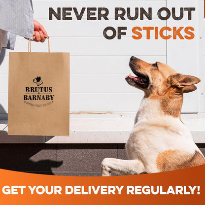 Safe chemical free free range beef bully sticks for pets