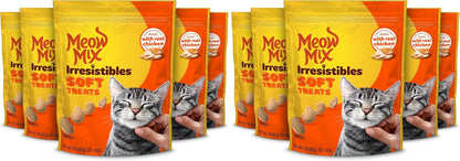 Meow Mix Irresistibles Soft Cat Treats, White Meat Chicken, 3 Ounce (Pack of 5) - Image 10