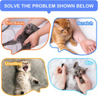 Breathable polyester mesh cat restraint jacket for safe nail trimming