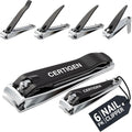 Certigen nail clippers set 6 piece front view
