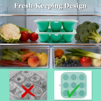 Close up of 9 cavity dog treat silicone mold tray