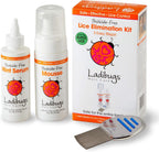 Ladibugs One and Done Lice Treatment Kit front view packaging