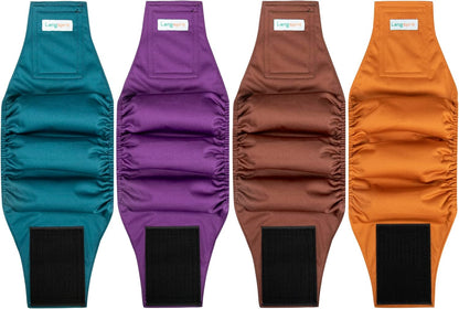 Male Dogs Diapers Belly Bands(4Pack), Washable Reusable Male Boy Doggy Wraps Panties for Doggie Puppy Pooping Potty Training Incontinence Marking Paal para Perro Small - Image 9