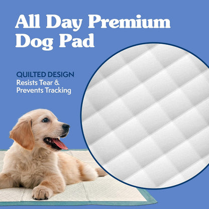 Simple Solution leak proof puppy potty training pads close up of the quilted top layer