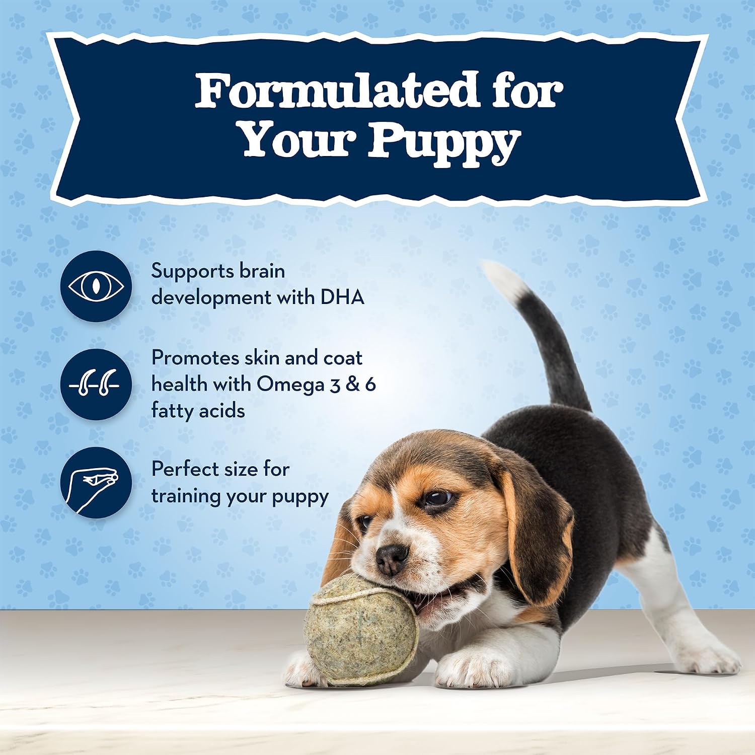 Premium USA imported Blue Buffalo puppy treats on Rudra Retails