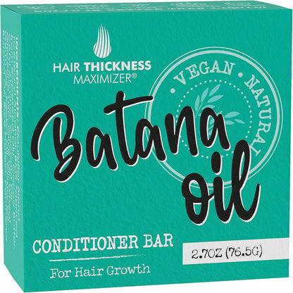 Hair Thickness Maximizer Batana Oil Conditioner Bar front view