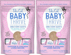 Tiki Cat Baby Thrive, Chicken & Chicken Liver Mousse, 5.6 oz. Pouch (20 Individual Servings) - Image 10