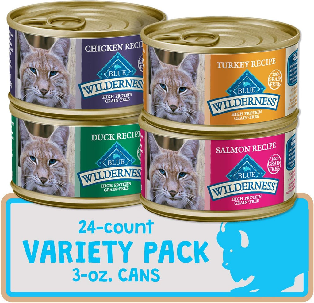 Blue Buffalo Tastefuls Flaked Adult Wet Cat Food Variety Pack (Tuna, Chicken, Fish & Shrimp), Natural Ingredients Enhanced with Vitamins, Minerals & Other Nutrients, 3-oz. Each (12 Cans) - Image 13