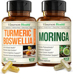 Vimerson Health Boswellia turmeric and moringa supplement bundle