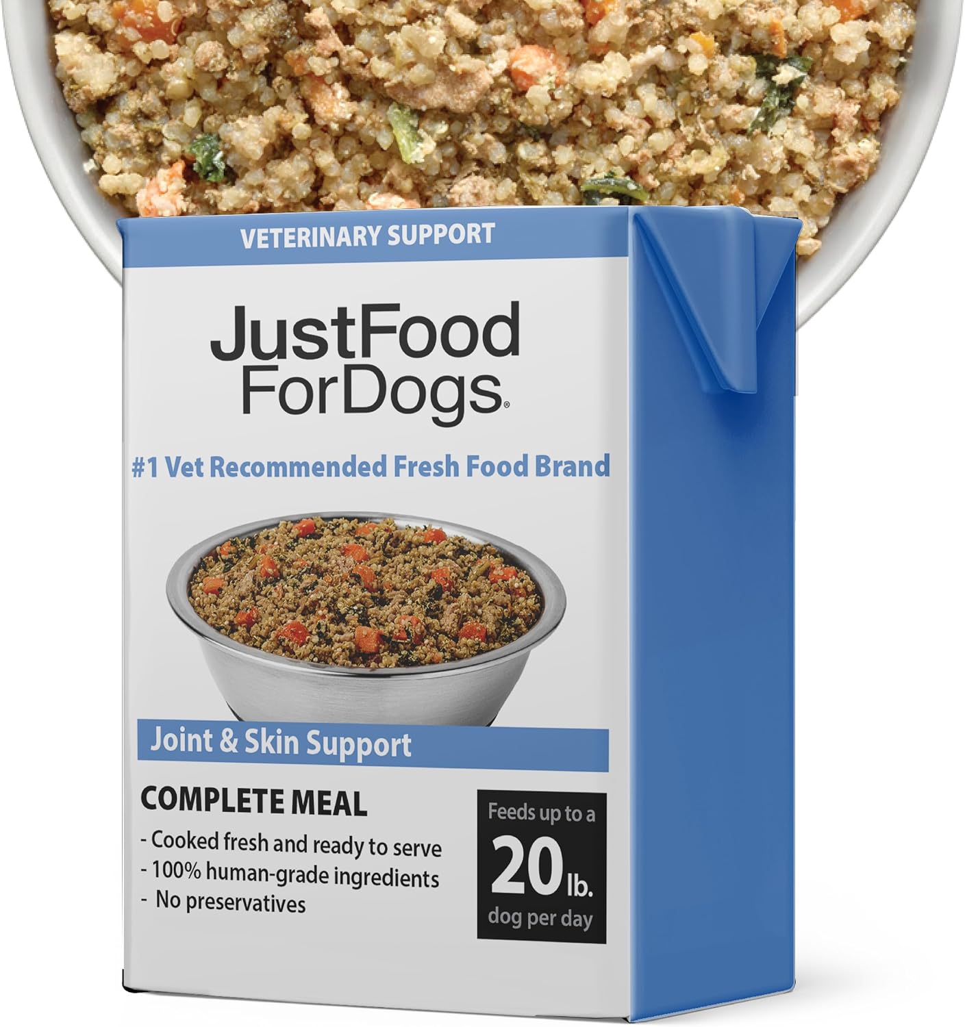 JustFoodForDogs Pantry Fresh Wet Dog Food, Complete Meal or Topper, Chicken & White Rice Human Grade Recipe - 12.5 oz (Pack of 6) - Image 13