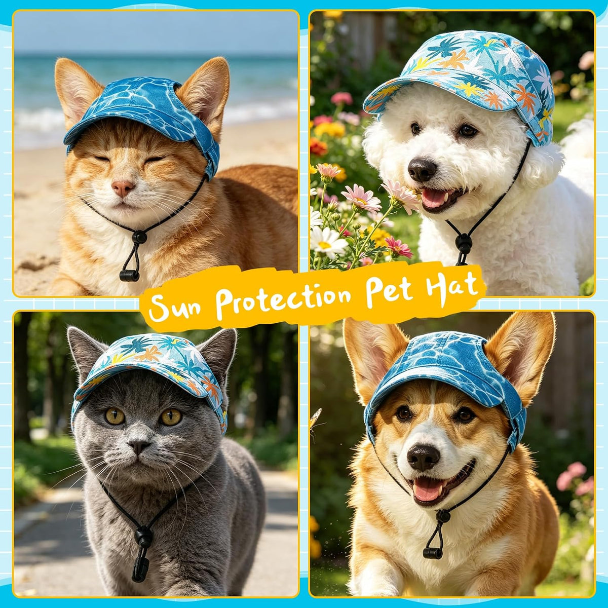 Breathable fabric texture of Expawlorer pet cap