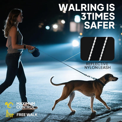 PetiFine dog walking lead one-handed brake button