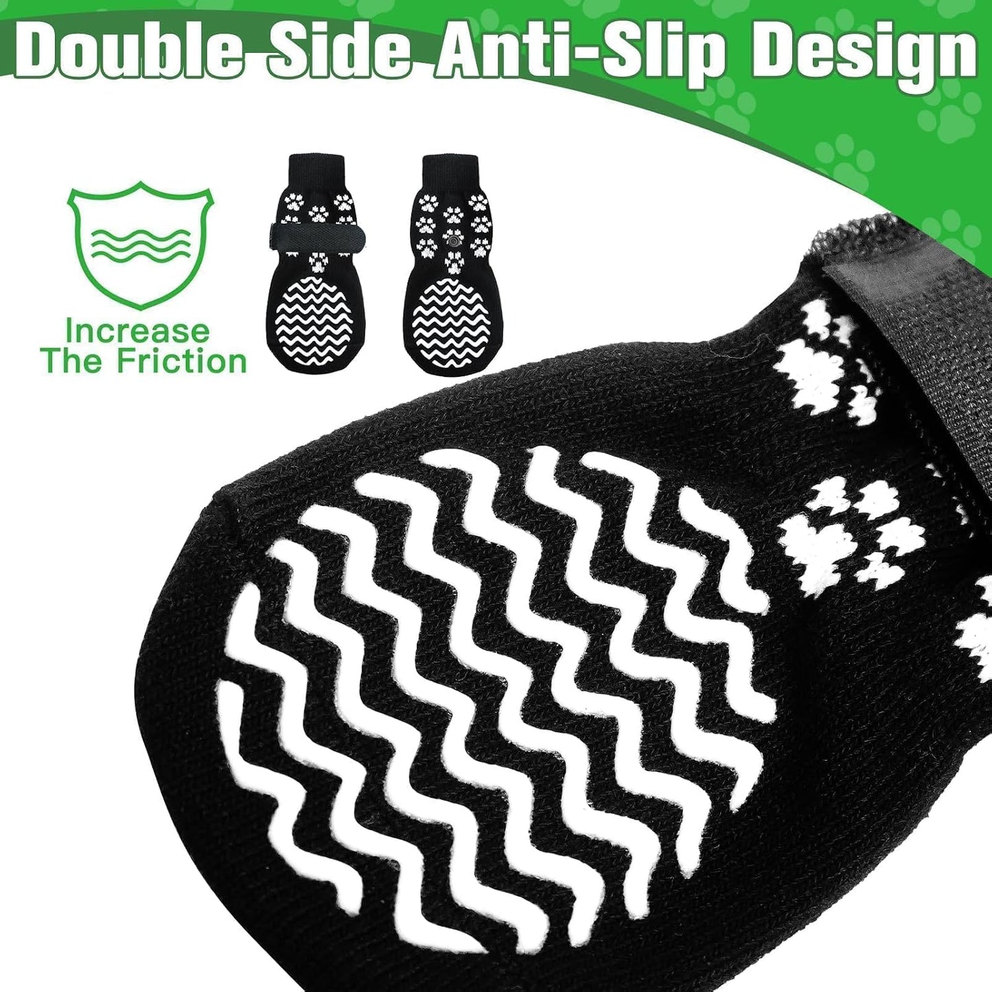 Dog paw protected by Expawlorer sock to prevent licking