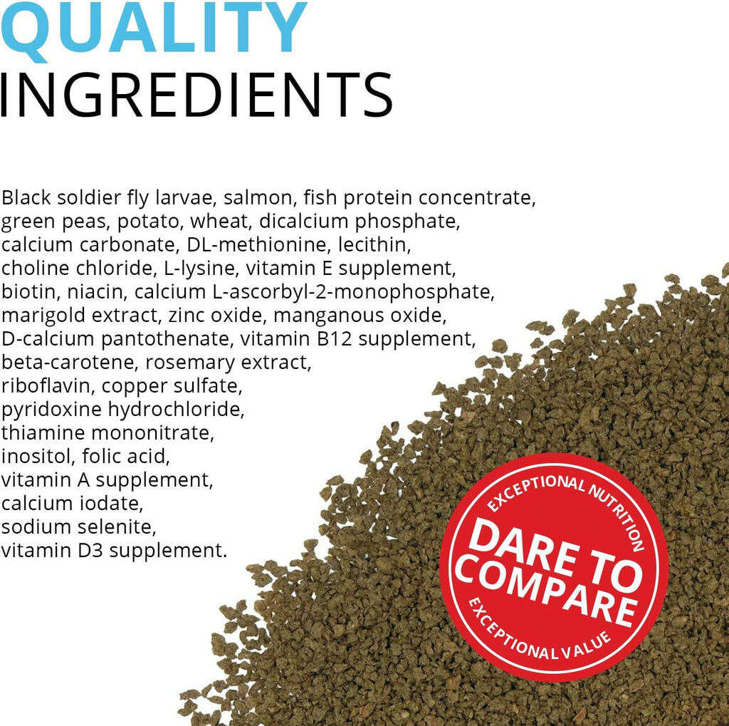 Micro spatula measuring small fish food granules