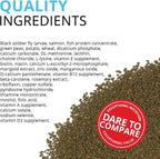 Micro spatula measuring small fish food granules