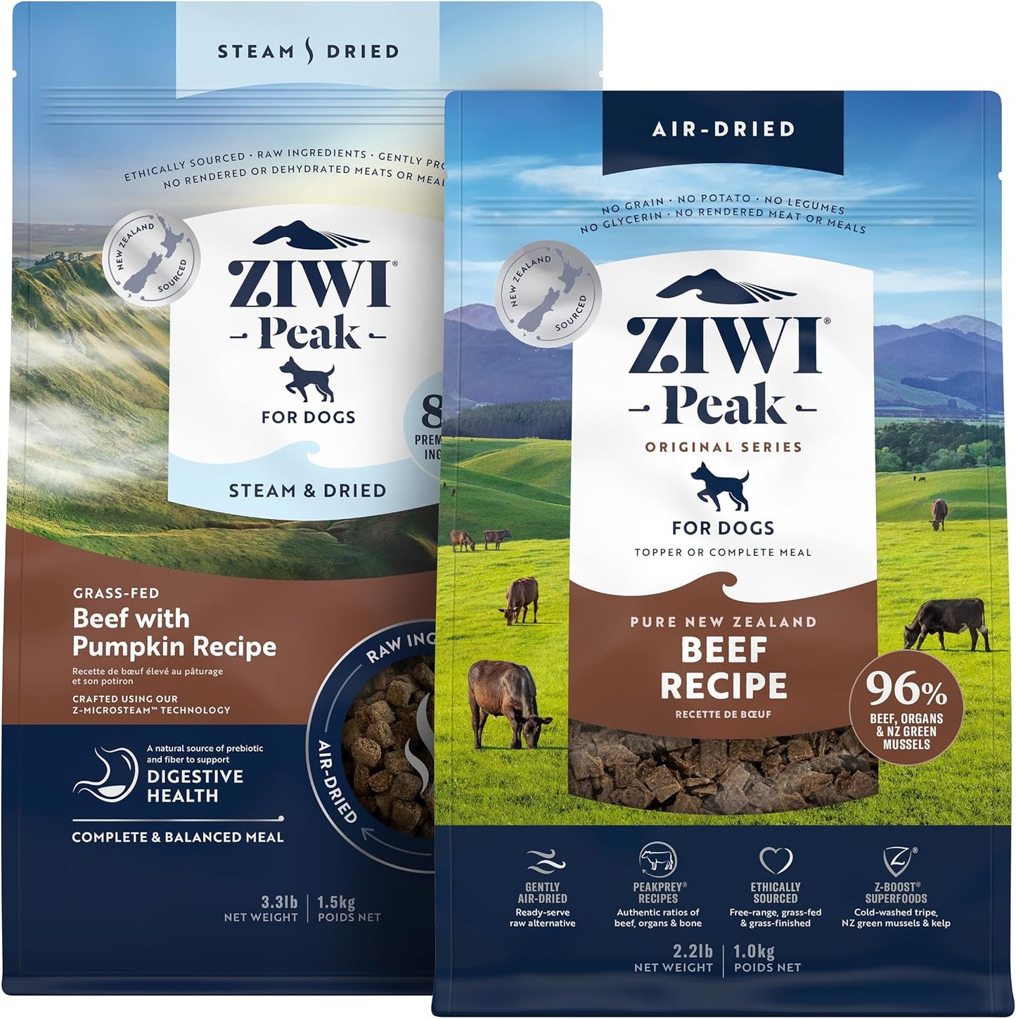 Authentic USA imported ZIWI Peak dog food bundle for premium pet care