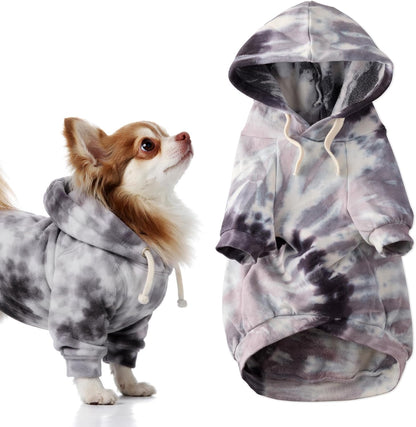 Pet Passion Rocky II - The Extra Comfy Hoodie, Organic Cotton and Recycled Poly Dog Hoodie Pet Coat Sweater for Small, Medium, Large Dogs, Black Sand Plaid, Small - Image 11
