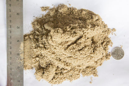 Small bag of Dominator silica sand for DIY construction projects