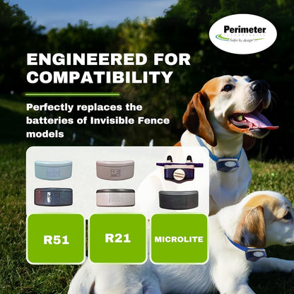 Perimeter Technologies replacement battery for R21 and R51 collars
