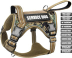 WINSEE Tactical Dog Harness, No Pull Dog Harness for Medium Large Dogs with Handle & Molle, Military Service Dog Vest Harness in Training Pet Harness for Small Dogs - Image 9