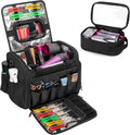 BAFASO large insulated barber case front view in black