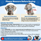 Barkless gentle training head collar dual clasp safety connector detail