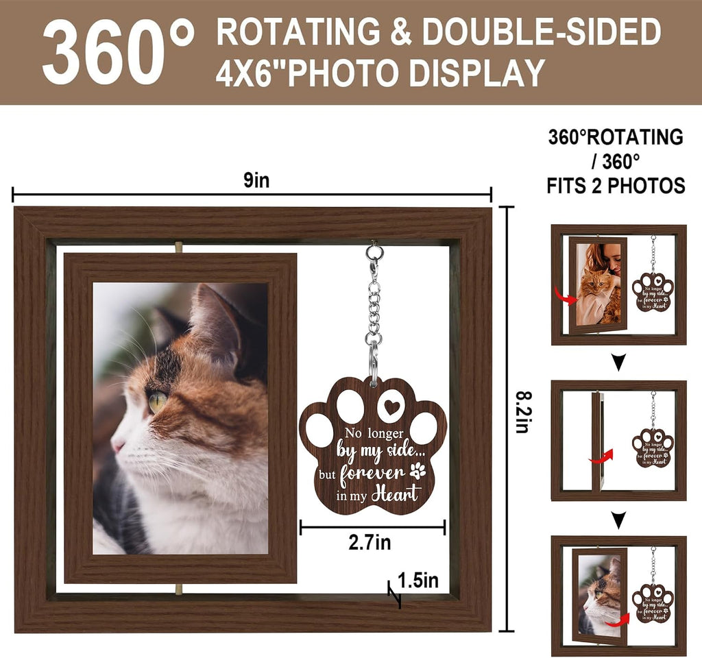 SHOW-YA cat passing away keepsake displaying close up of the forever in my heart text