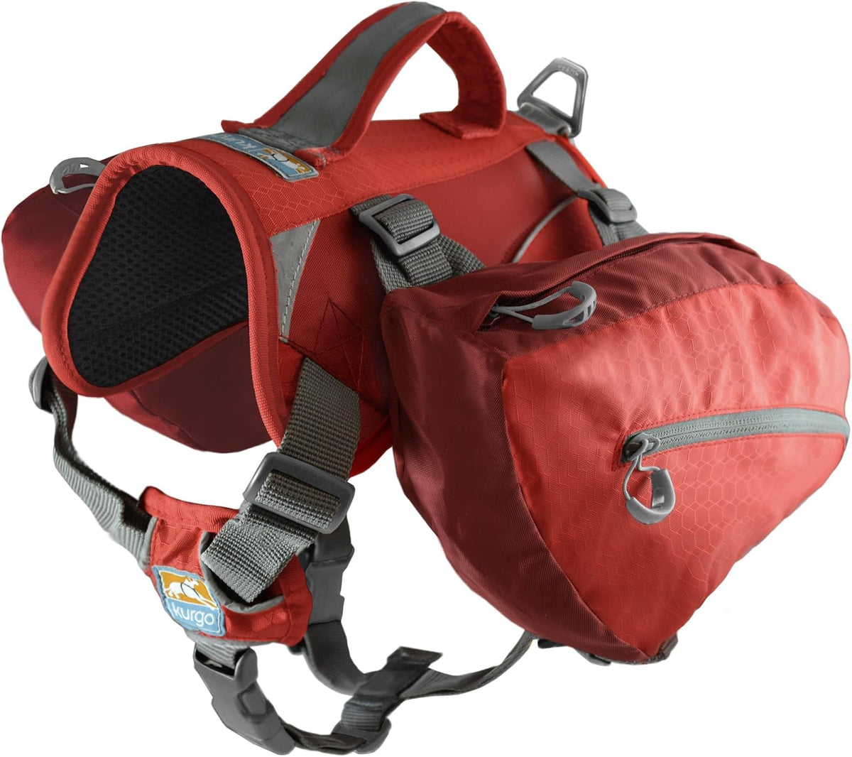 Heavy duty dog camping gear backpack for large dog breeds