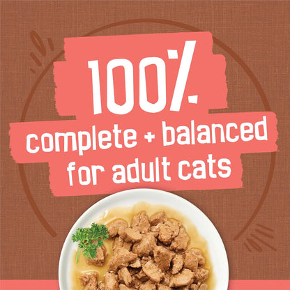 Friskies wet cat food can with chicken flavor
