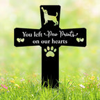 Cat Grave Marker Outdoor Memorial - 12in Metal Pet Memorial Plaque with Garden Sleeping Cat, Weatherproof Headstone for Yard or Indoor Tribute, Sympathy Gift for Loss of Cat - Image 10