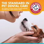 Close up of Arm and Hammer pet dental care gel texture