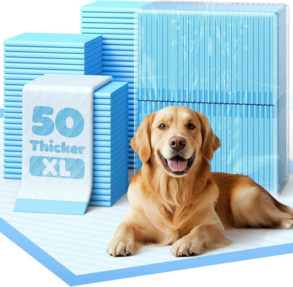 50-Pack Extra Large Pee Pads - 34" x 28" Puppy Pads for Dogs with 6-Layer Leakproof Protection, Disposable and Quick-Dry Dog Pads with High Absorbency for Easy Potty Training - Image 11