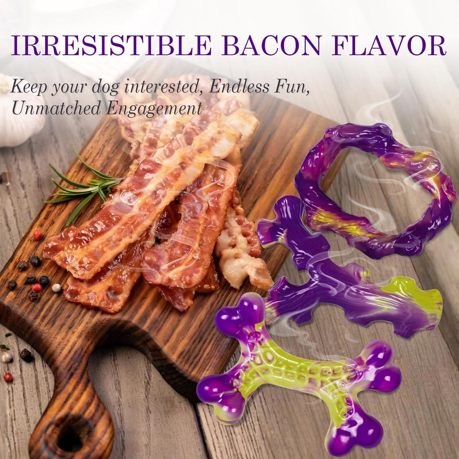 Durable nylon chew toy for 30 to 75 pound dogs