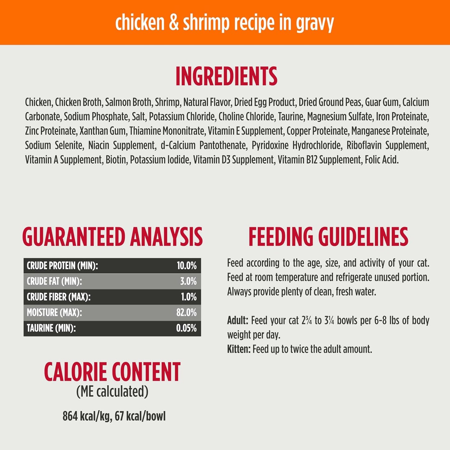 Nulo grain-free cat and kitten food ingredients label