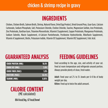 Nulo grain-free cat and kitten food ingredients label