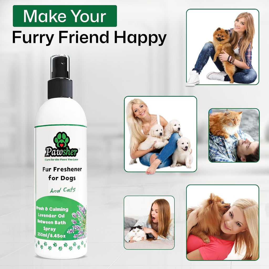 Gentle grooming freshener for sensitive skin pet perfume spray