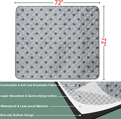 Close up of absorbent fabric on Jeria training mat