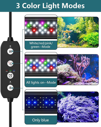 Close up of Seaoura aquarium light wired controller