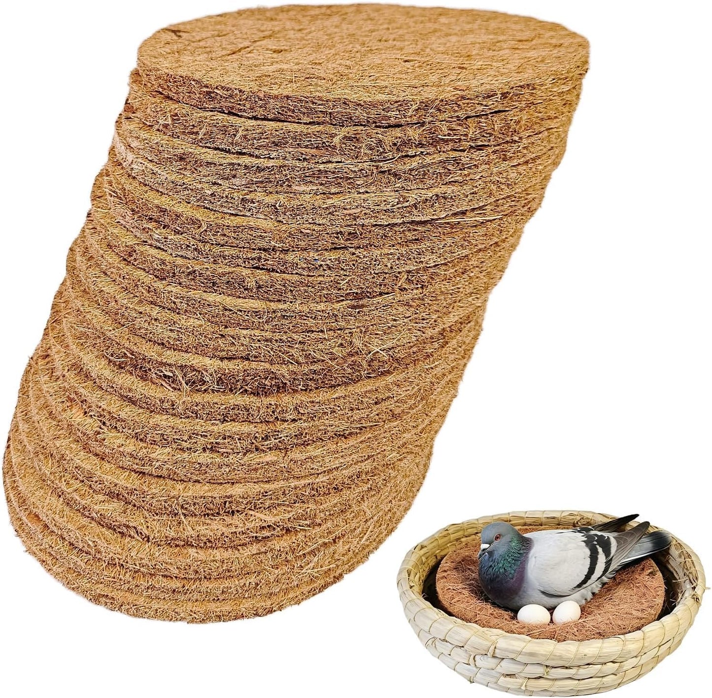 Bird cage accessories Kathson coconut fiber pads in retail packaging