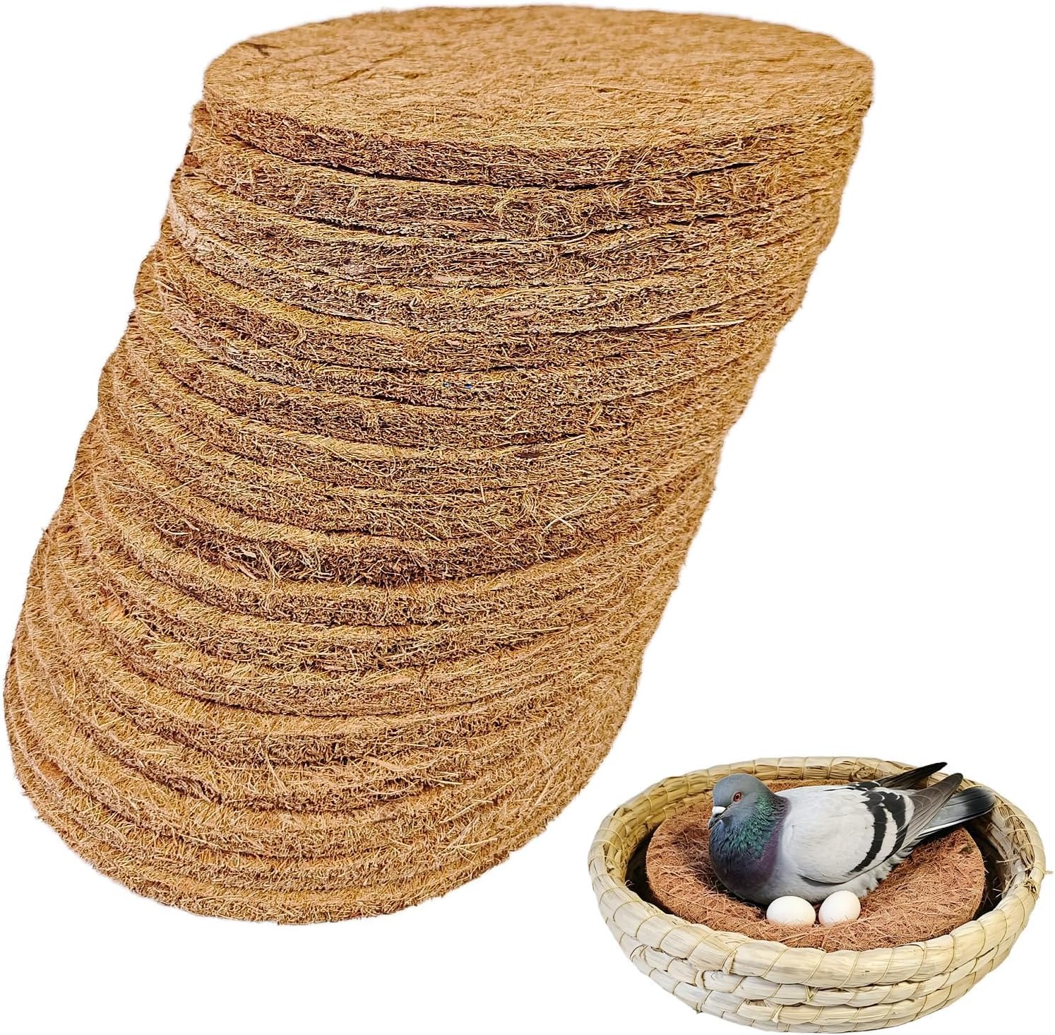 Bird cage accessories Kathson coconut fiber pads in retail packaging