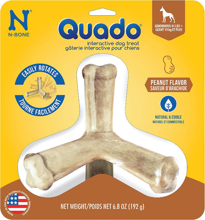 N-Bone Nbone 115011 Quado In Peanut-Mini, 2.6 oz, Large (575179) - Image 12