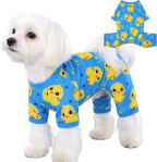 Dog Summer Pajamas Onesie Soft Breathable Puppy Jumpsuit Lightweight Dog Clothes for Small Medium Dogs Cat Pet Clothes(Purple, Medium) - Image 9