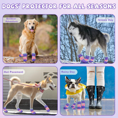 Breathable mesh upper detail on size 6 dog boots