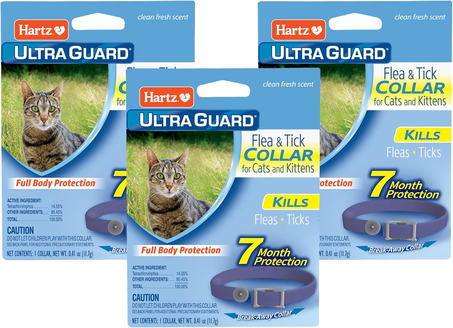 Hartz UltraGuard Flea & Tick Collar for Cats and Kittens, 7 Month Flea and Tick Protection and Prevention, White - Image 9