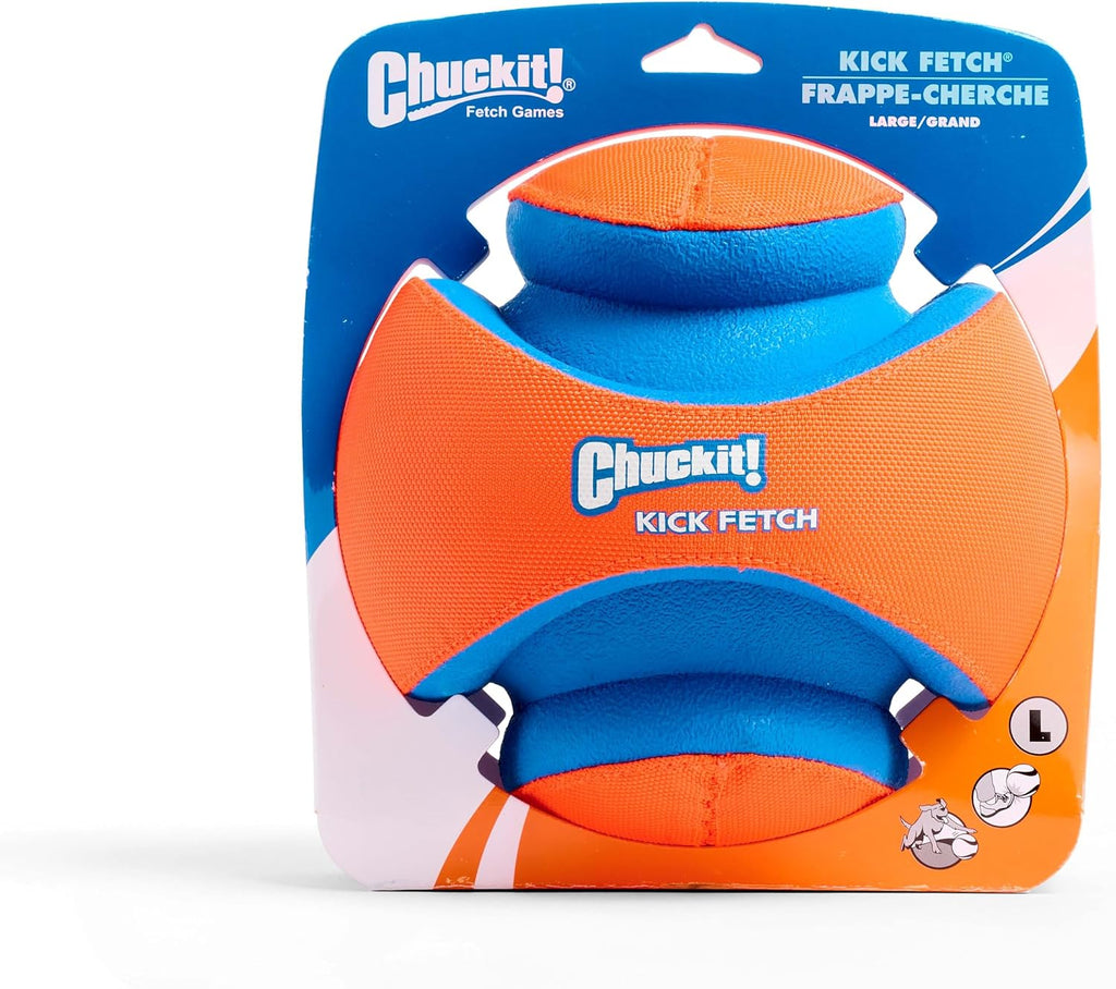 Chuckit! Kick Fetch dog toy floating in water
