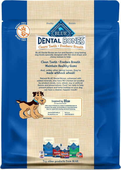 Blue Buffalo natural dental chew bones for small dogs