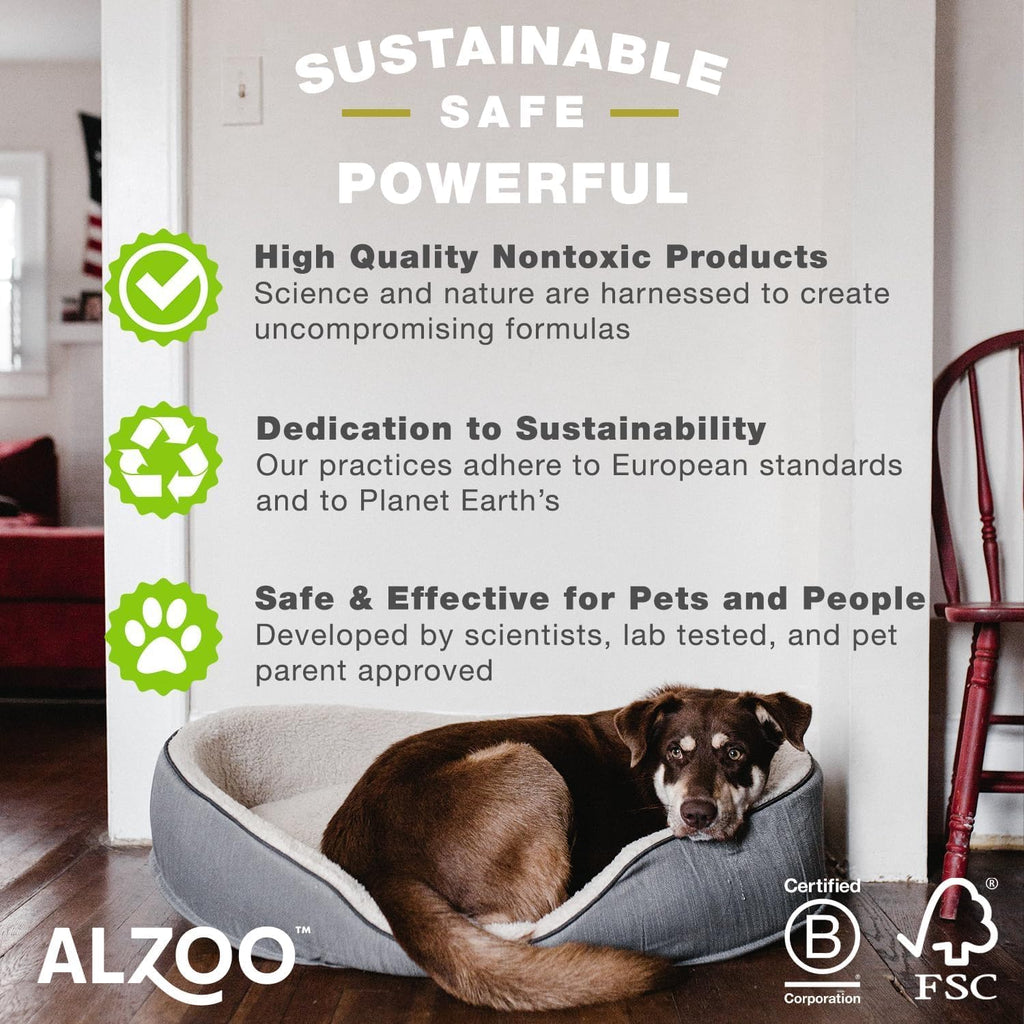 Alzoo flea and tick collar ingredient label